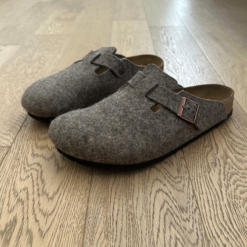 Birkenstock Boston Clogs - Wool Felt